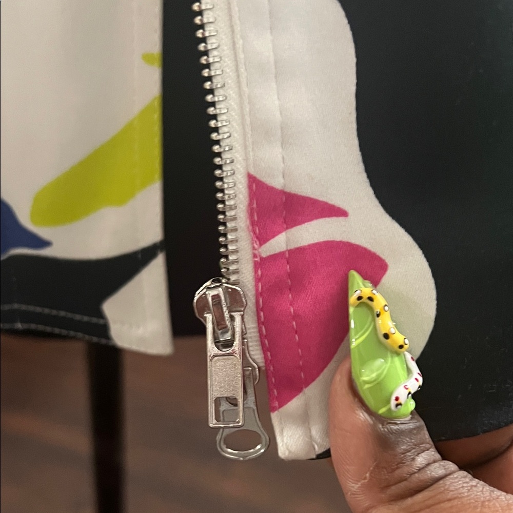 Cache Multicolor Floral Teddy Jacket - image 12